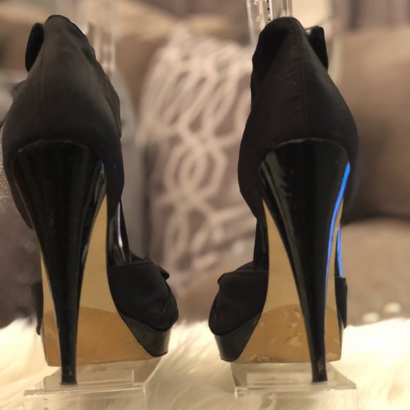 STEVE MADDEN P-Farah Peep Toe Platforms - Picture 3 of 4